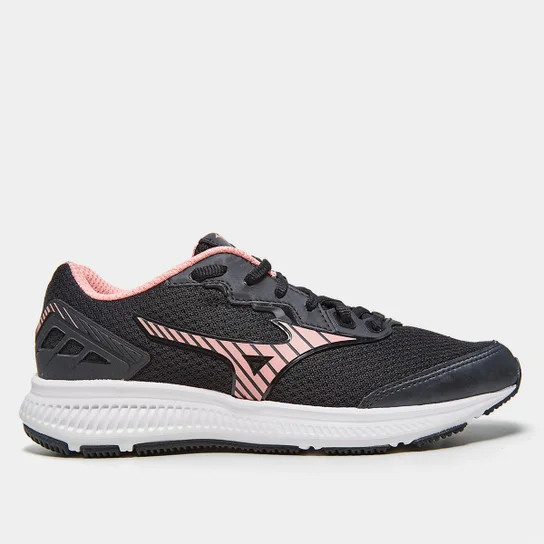 Tênis Mizuno Brave 6 Feminino - Preto+Rosa | Netshoes (BR)