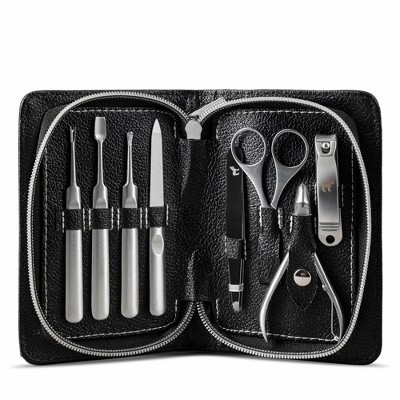 Pete & Pedro 8-Piece Stainless Steel Manicure Kit & Nail Care Set | Target