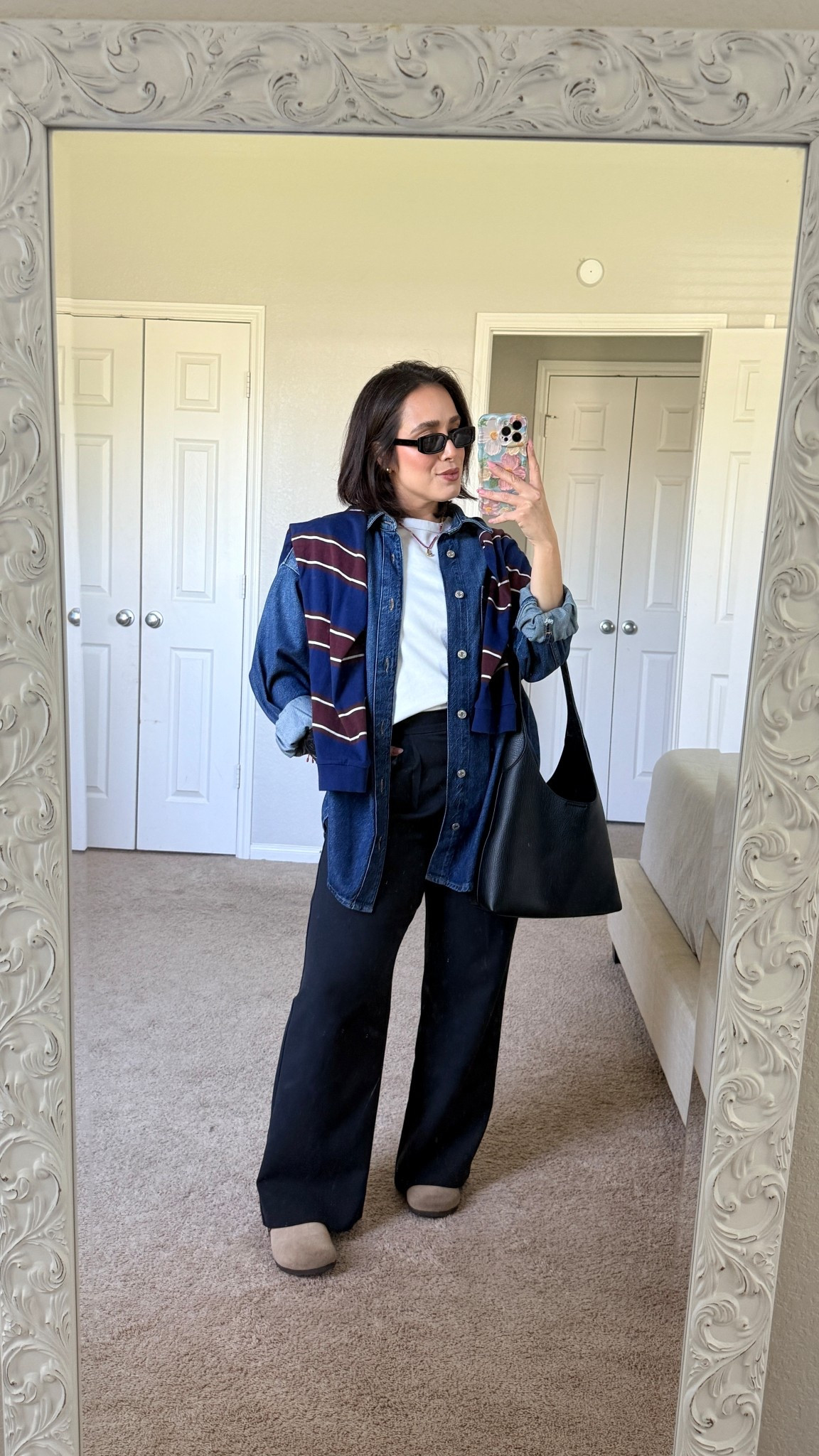 Easy everyday mom outfit. Casual and chic fashion for all moms.

Oversized denim top- oldie from H&M

#LTKootd #LTKPetite #LTKmomlife
