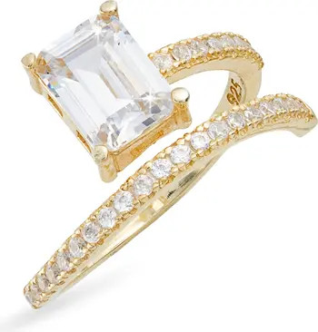 Cubic Zirconia Bypass Statement Ring | Nordstrom