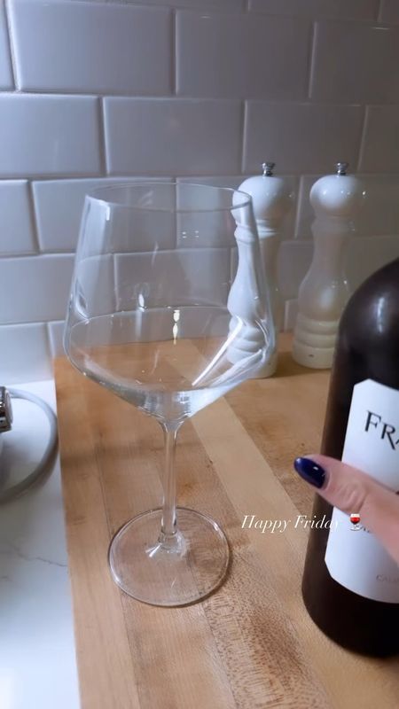 Our new favorite wine glasses! Love the larger size of these! 

#LTKparties #LTKhome #LTKfindsunder100