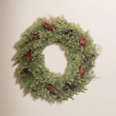 Pine and Pinecone Wreath