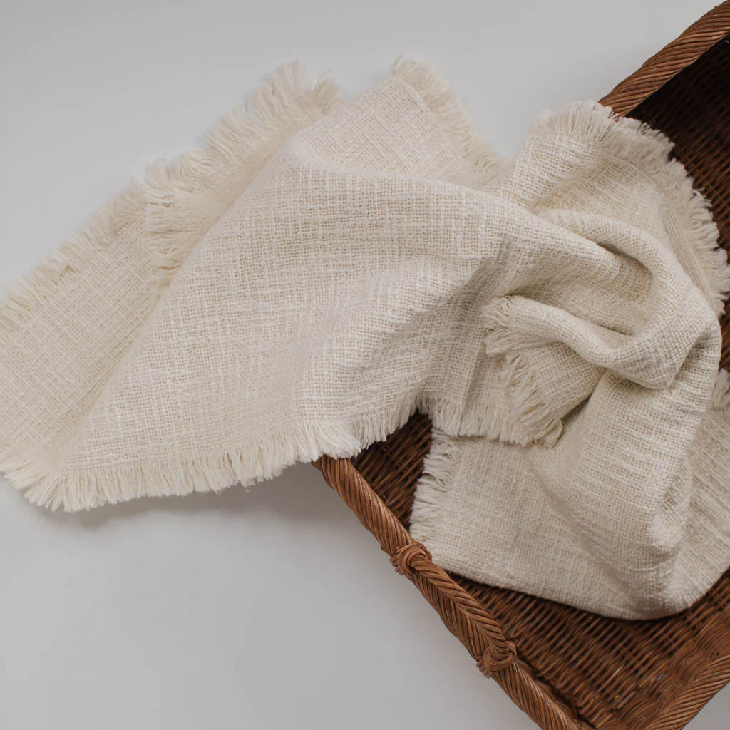 Cotton Woven Table Runner | Antique Candle Co.