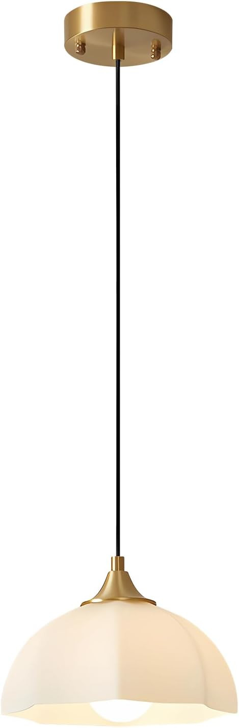 Mid Century Modern Pendant Light Kitchen Island Minimalist Gold Adjustable Ceiling Hanging Light ... | Amazon (US)