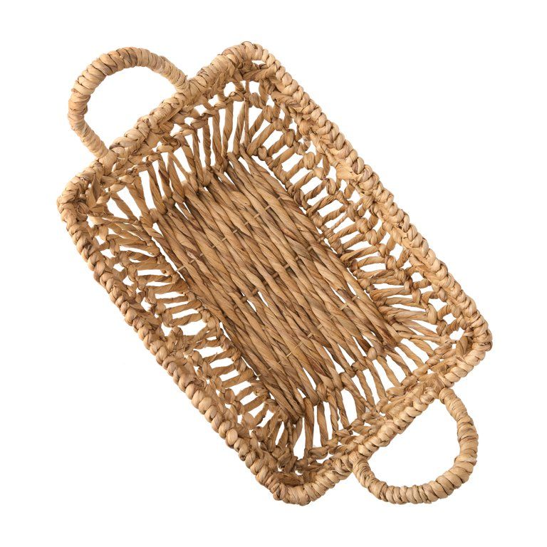 Dave & Jenny Marrs for Better Homes & Gardens Natural Water Hyacinth Baskets, Set of 2 | Walmart (US)