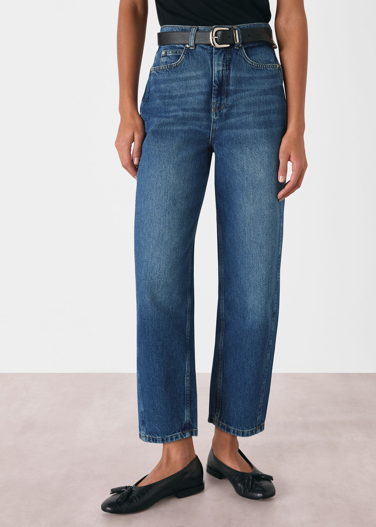 Authentic Barrel Leg Jean | Whistles