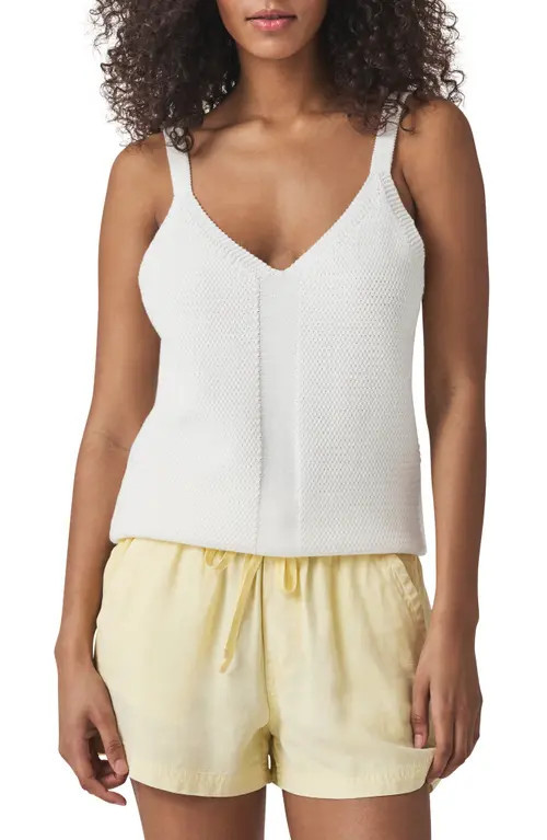 Splendid Banks V-Neck Sweater Tank in White at Nordstrom, Size X-Small | Nordstrom