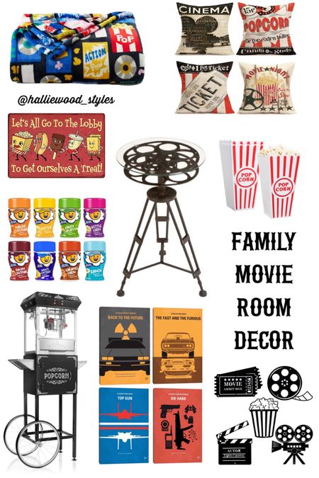Family Movie Room Decor 🍿🎥 

#LTKfamily #LTKhome #LTKunder50