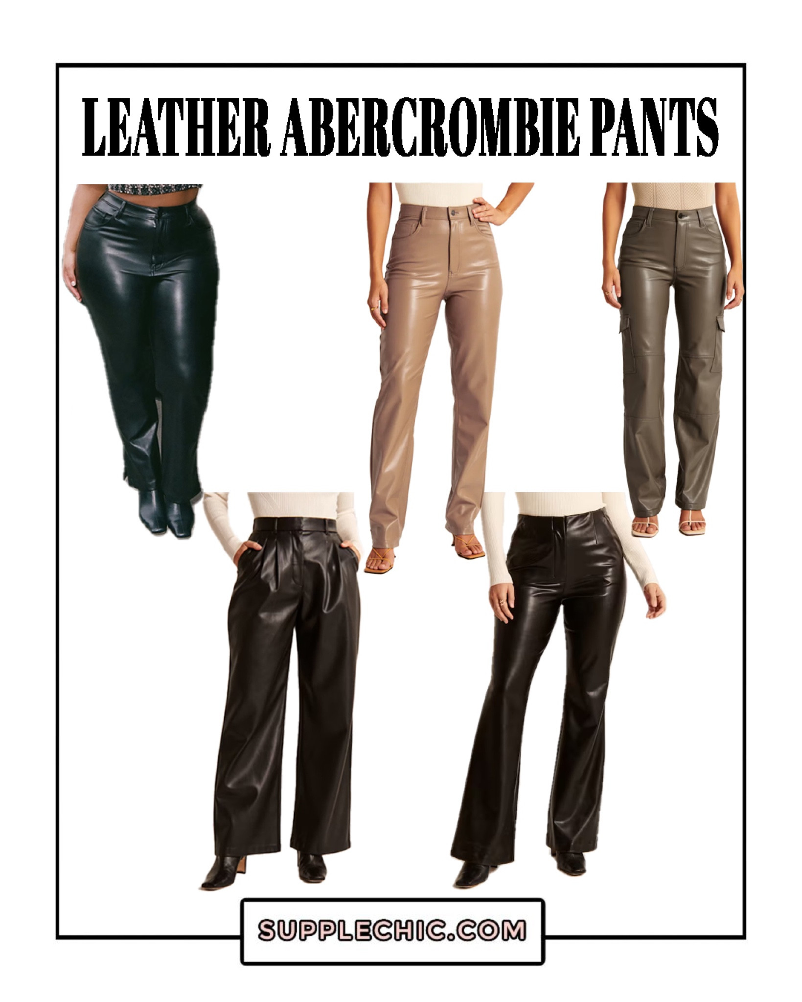 Leather Abercrombie pants size 35/xxl

#LTKSpringSale #LTKfindsunder100 #LTKmidsize