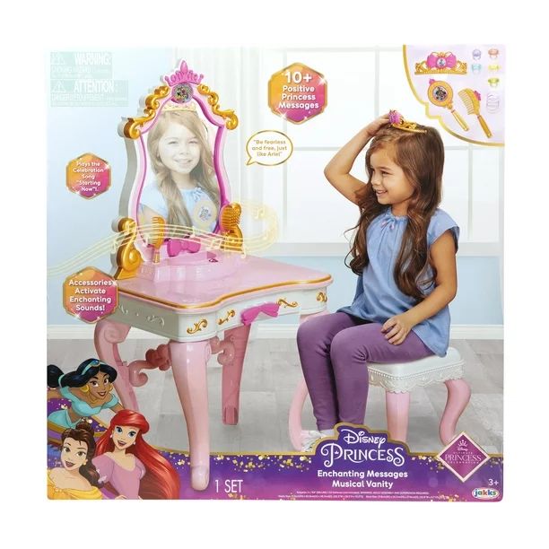 Disney Princess Ultimate Princess Celebration Enchanting Messages Musical Vanity - Walmart.com | Walmart (US)