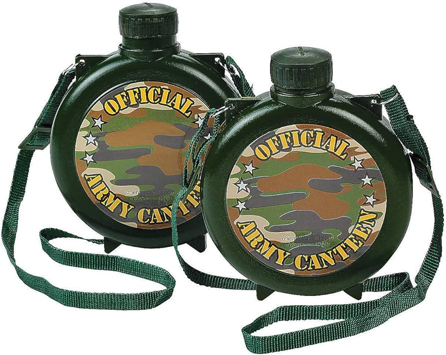 Fun Express Set of 12 Pieces Canteens for Kids Party, Each has Nylon Strap and Holds 15 oz, BPA F... | Amazon (US)