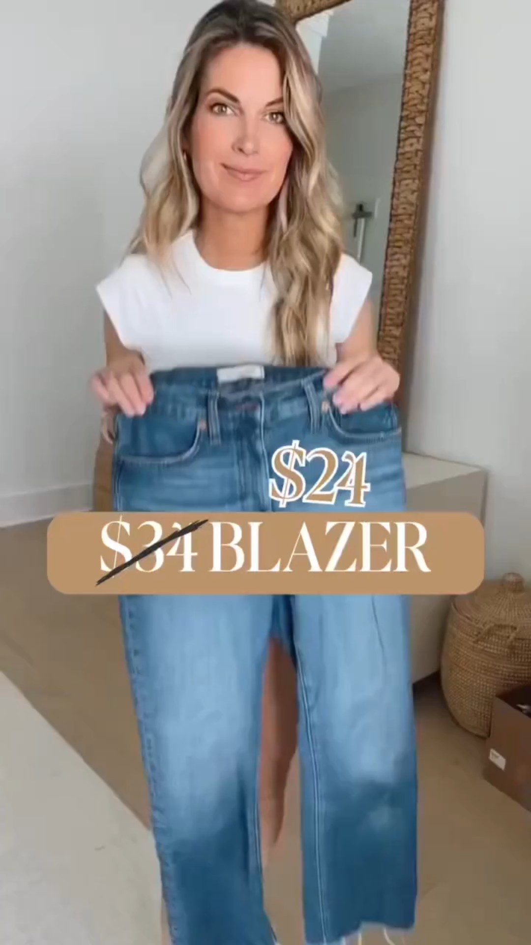 This affordable blazer just got even more affordable! On sale for only $24 😱. Wearing xs. Linked similar outfit pieces - these are out of stock.  

#LTKOver40 #LTKFindsUnder50 #LTKSaleAlert