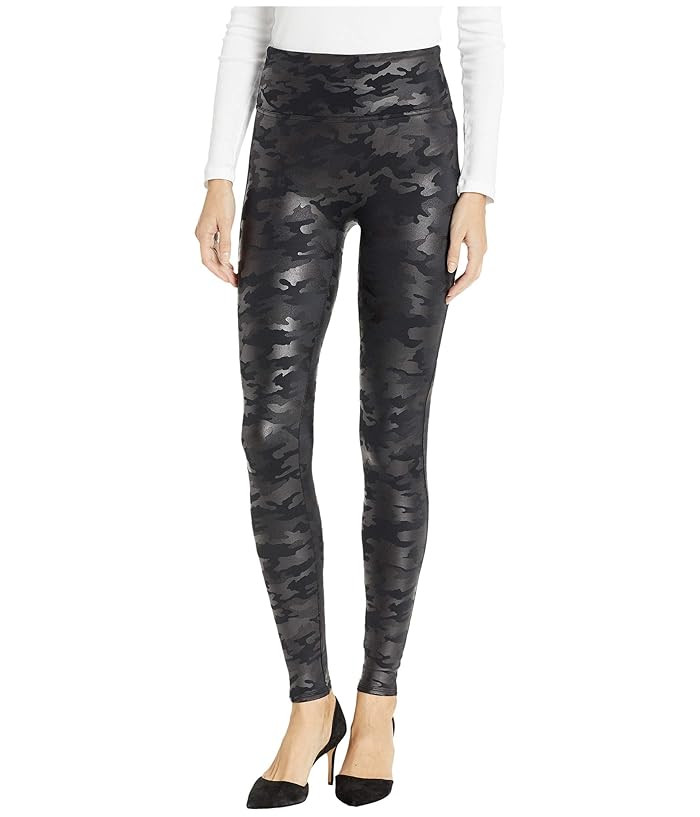 Spanx Faux Leather Camo Leggings | Zappos