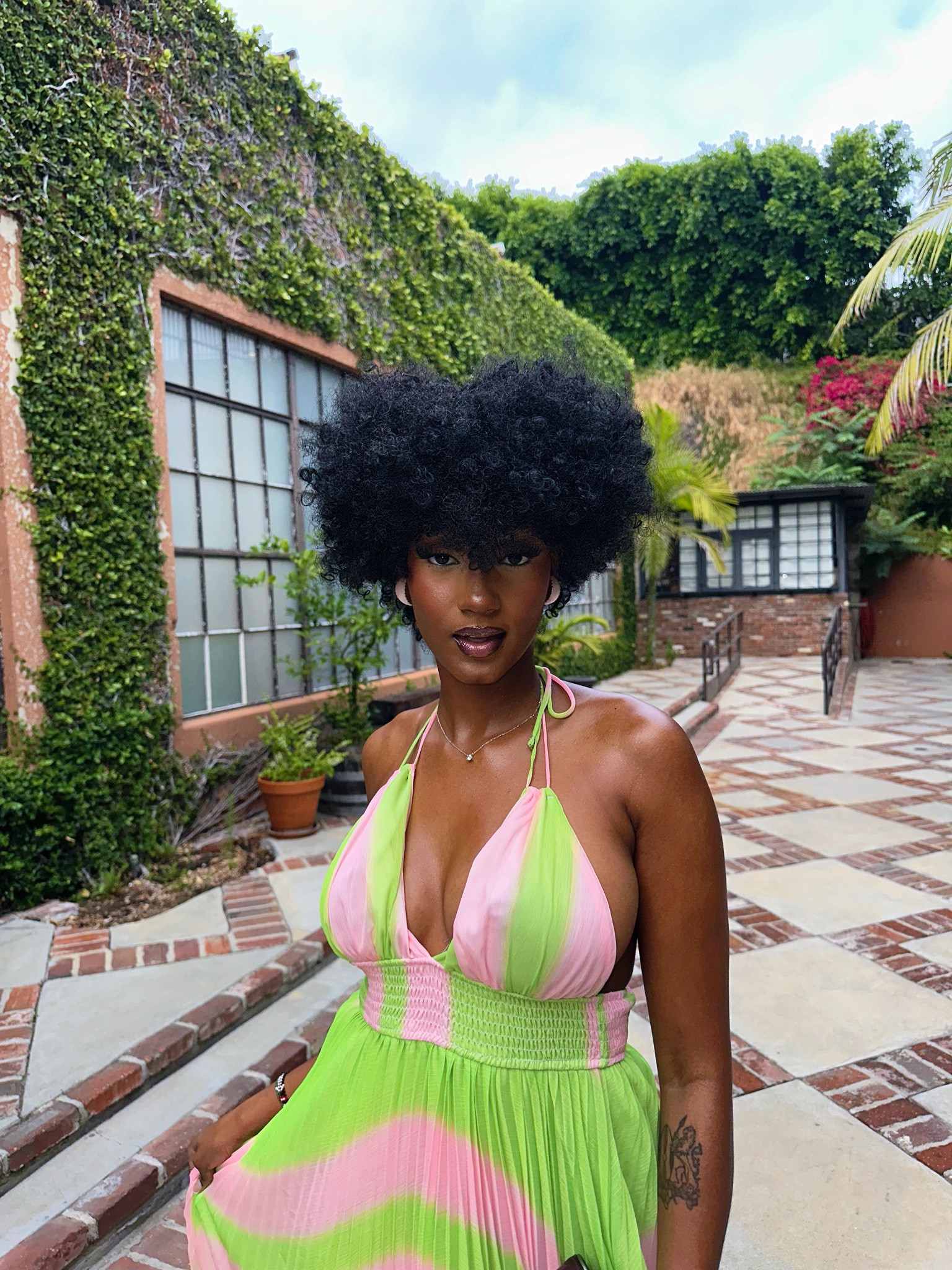 i feel so cute🤭🏄🏾‍♀️🍬pink and green backless flowy dress

#LTKcurves #LTKSeasonal #LTKunder100
