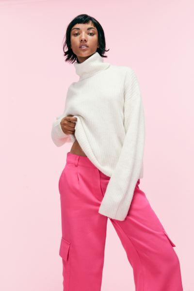 Oversized Turtleneck Sweater | H&M (US)