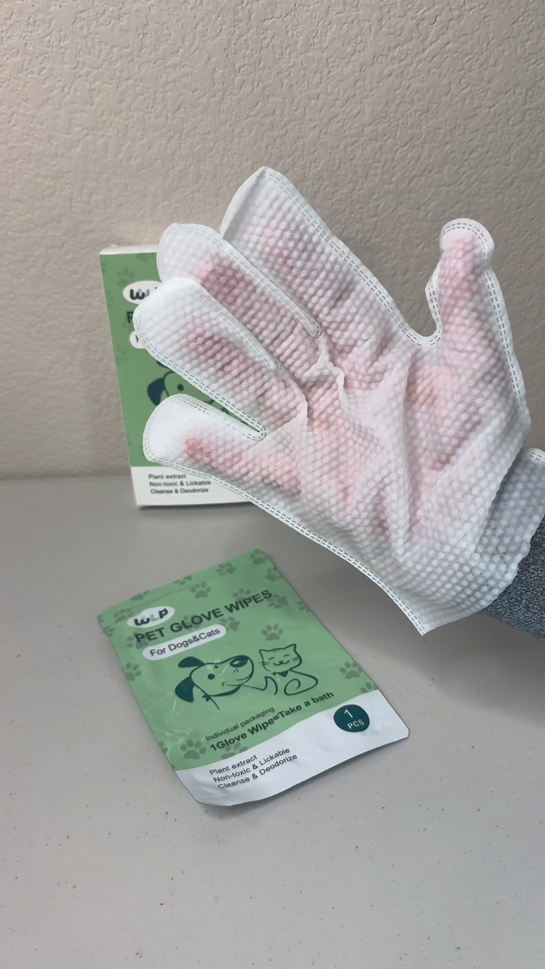 Pet Wipe Gloves??!! 😲😍🧤 & They are Tina Approved 🐱✅🐾 WLP (We Love Pets) has your dog or cat covered with these hypoallergenic, disposable, no-rinse gloves 🙌🏼 lickable 👅 with no added chemicals. Plus they aren’t sticky! 😍 Grab some & your fur babies will thank you! 😊
•
•
•
•
•
#petwipes #petwipesgrooming #catgrooming #petwipesfordogandcat #groomingtips #groomingkit #dogwash #dogwashing #petgloves #doggroominglife #doggroomingtips #doggroomingkit #pethair #groomingdog #groomingdogs #doghair #catgroomer #catgroomersofinstagram #catgroomingsalon #catgroomers #groomingcat #groomingcats #pethair #cathair #cathairdontcare #kittycare #catcare #catcaretips #doghaireverywhere #doggrooming #groomingathome #ltkdogs #ltkcats #ltkpets

#LTKFamily #LTKPets #LTKTravel