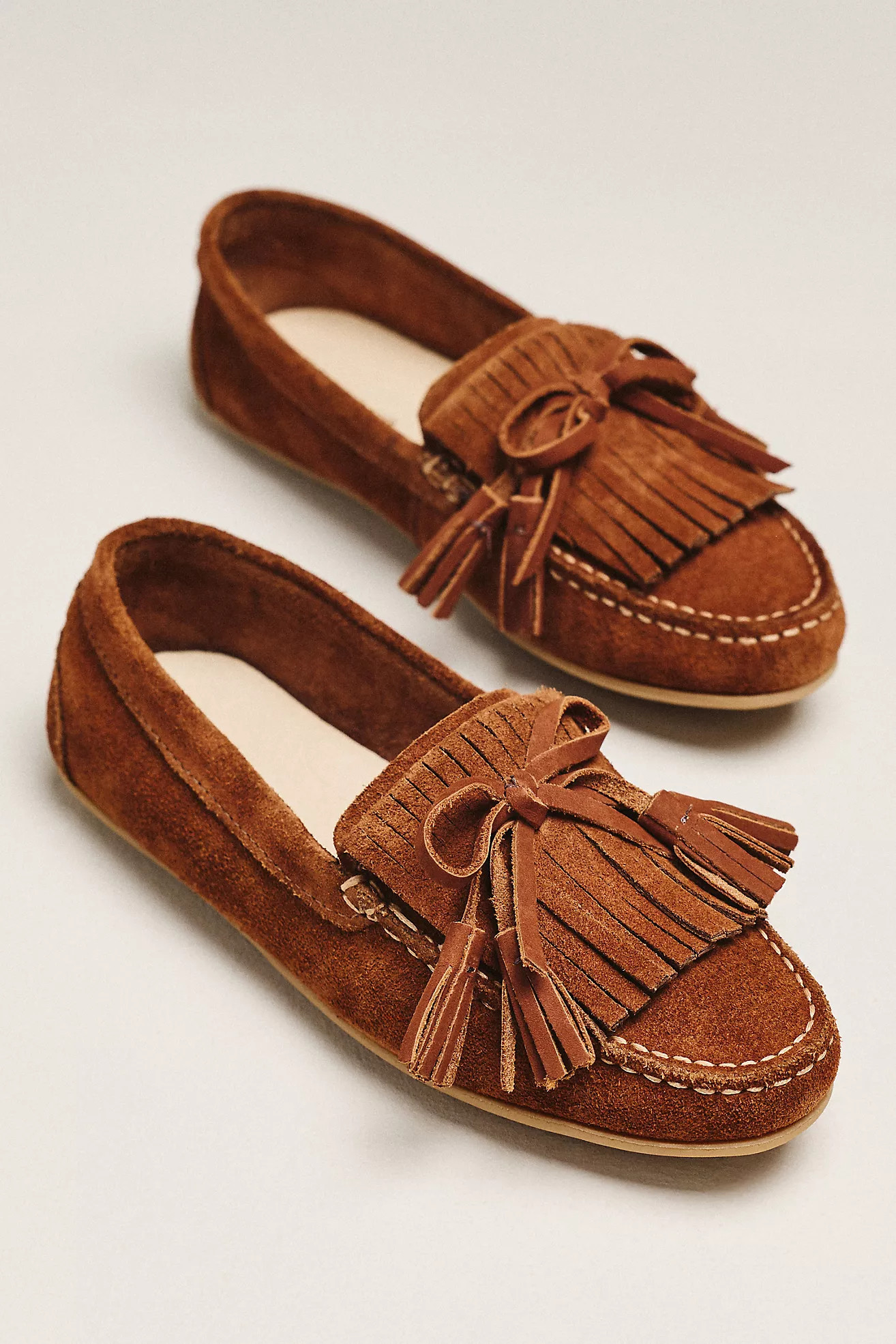 By Anthropologie Tassel Suede Moccasins | Anthropologie (US)