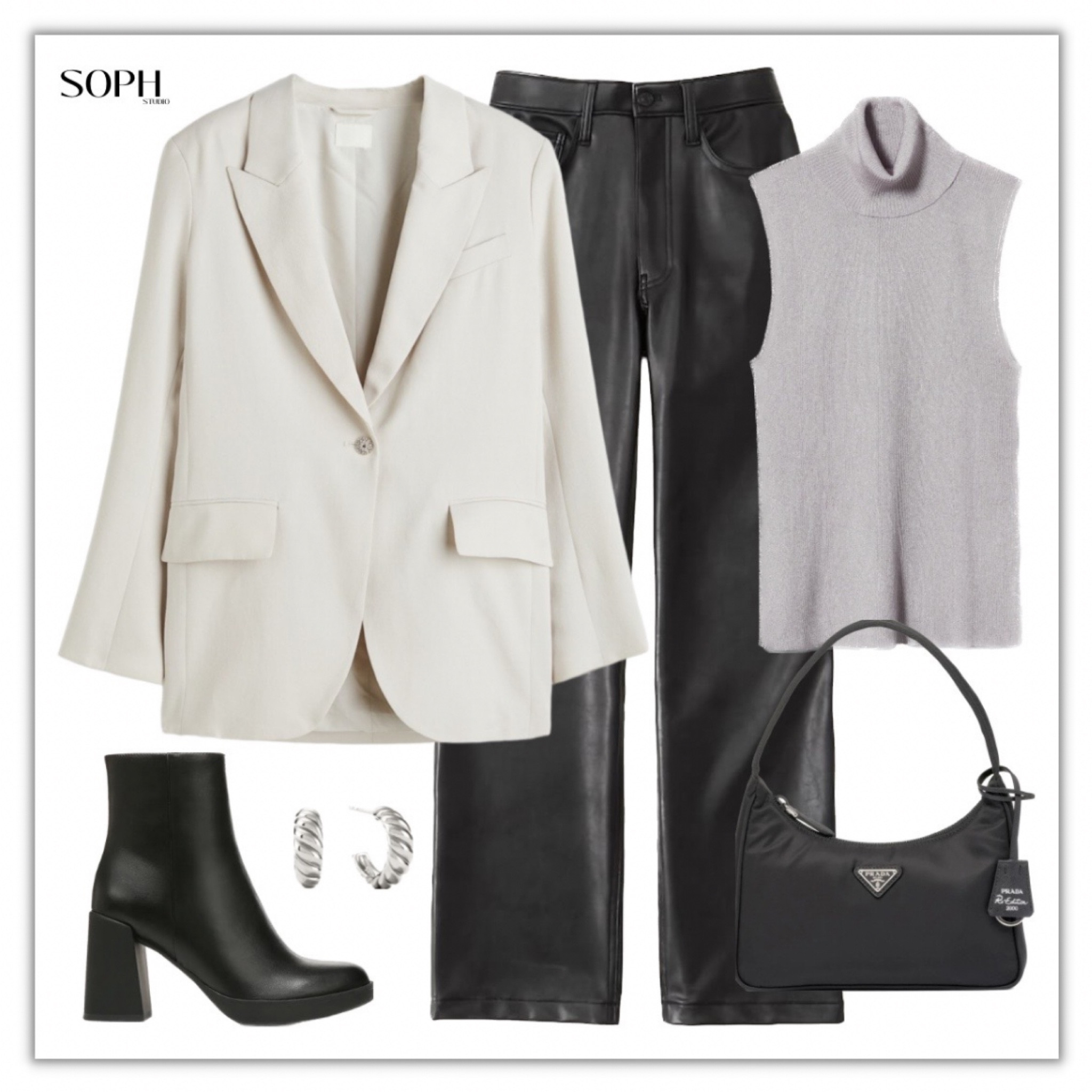 Leather pants styled with a blazer, perfect for an evening look 🖤✨

#LTKfit #LTKstyletip #LTKFind