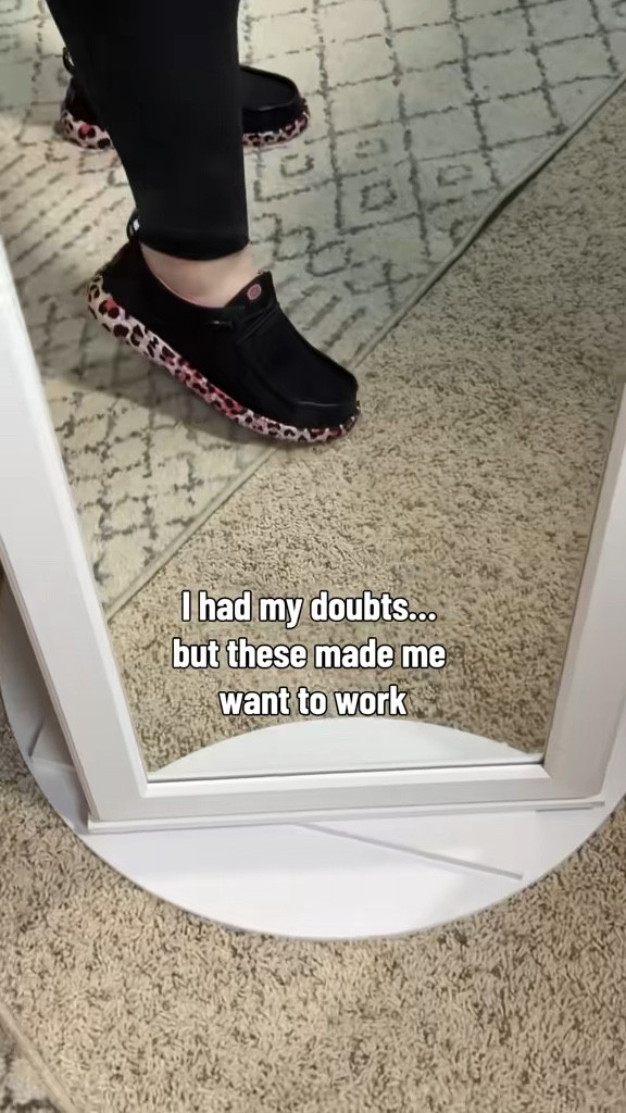 Most work shoes start hurting before your shift is even over.

These are lightweight, have good support, and are the only ones I can actually wear all day.

work shoes, comfy work shoes, slip resistant shoes, womens work shoes, all day comfort shoes


#LTKWorkwear #LTKActive