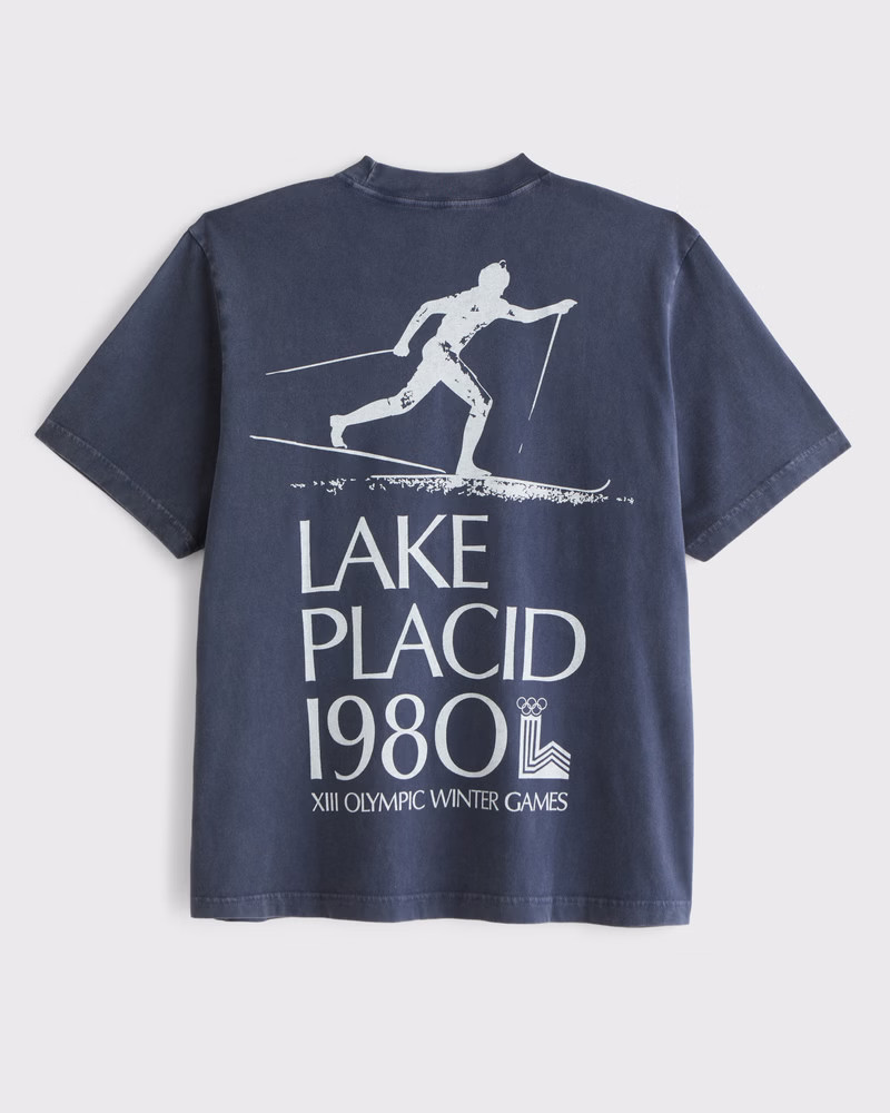 Men's Olympics Vintage-Inspired Graphic Tee | Men's Tops | Abercrombie.com | Abercrombie & Fitch (US)