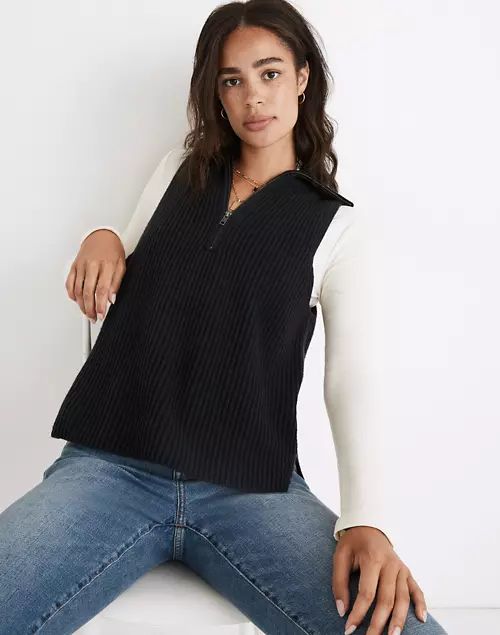 Half-Zip Sweater Vest | Madewell