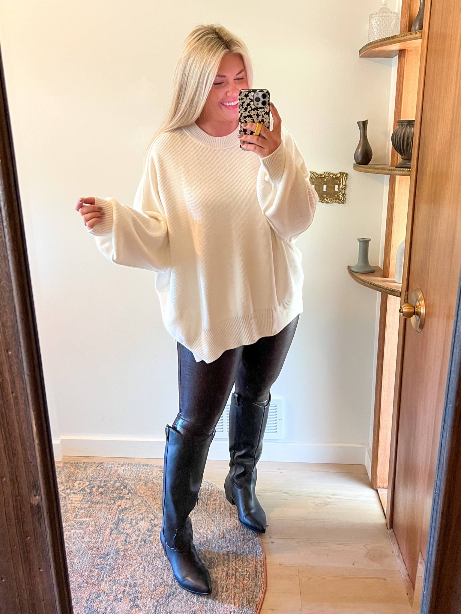 Sweater is on sale! I do a large or xl. Comes in other colors! 

#LTKSeasonal #LTKHoliday #LTKsalealert