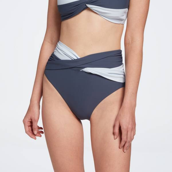 CALIA Women's High Rise Twist Front Bikini Bottom | DICK'S Sporting Goods | Dick's Sporting Goods