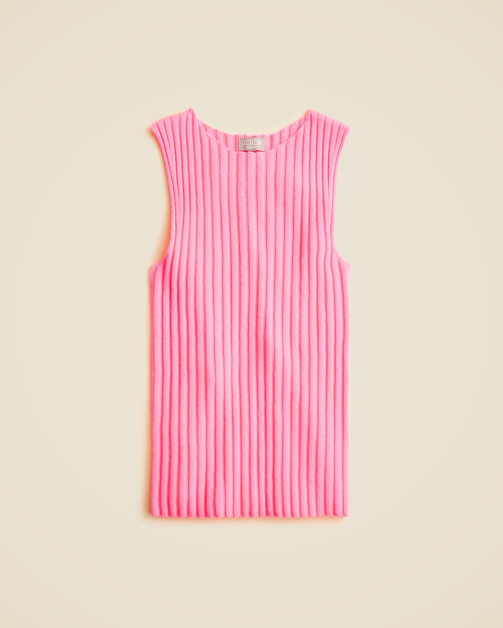 Wide-rib cashmere sweater shell | J. Crew US