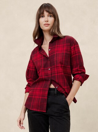 Classic Flannel Shirt | Banana Republic Factory