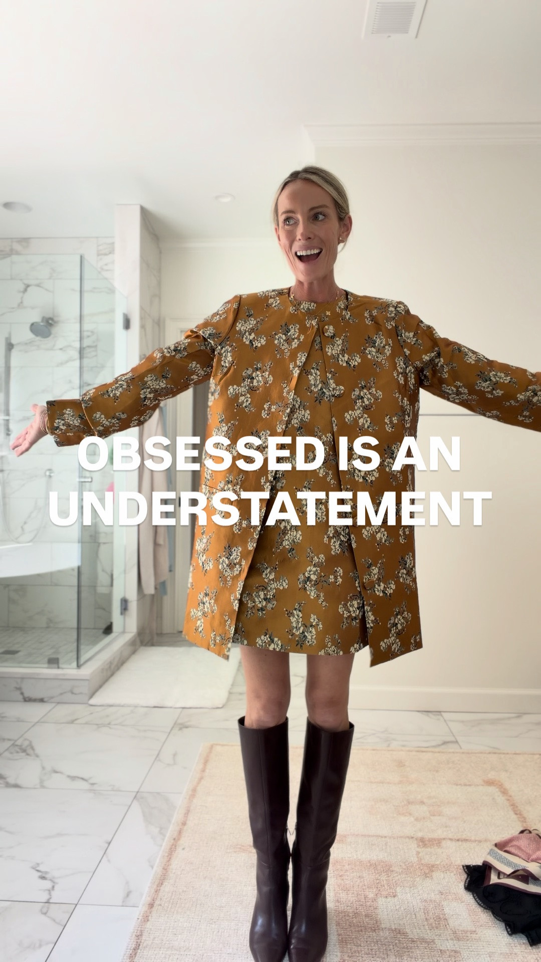 Size XS in dress and S in jacket!