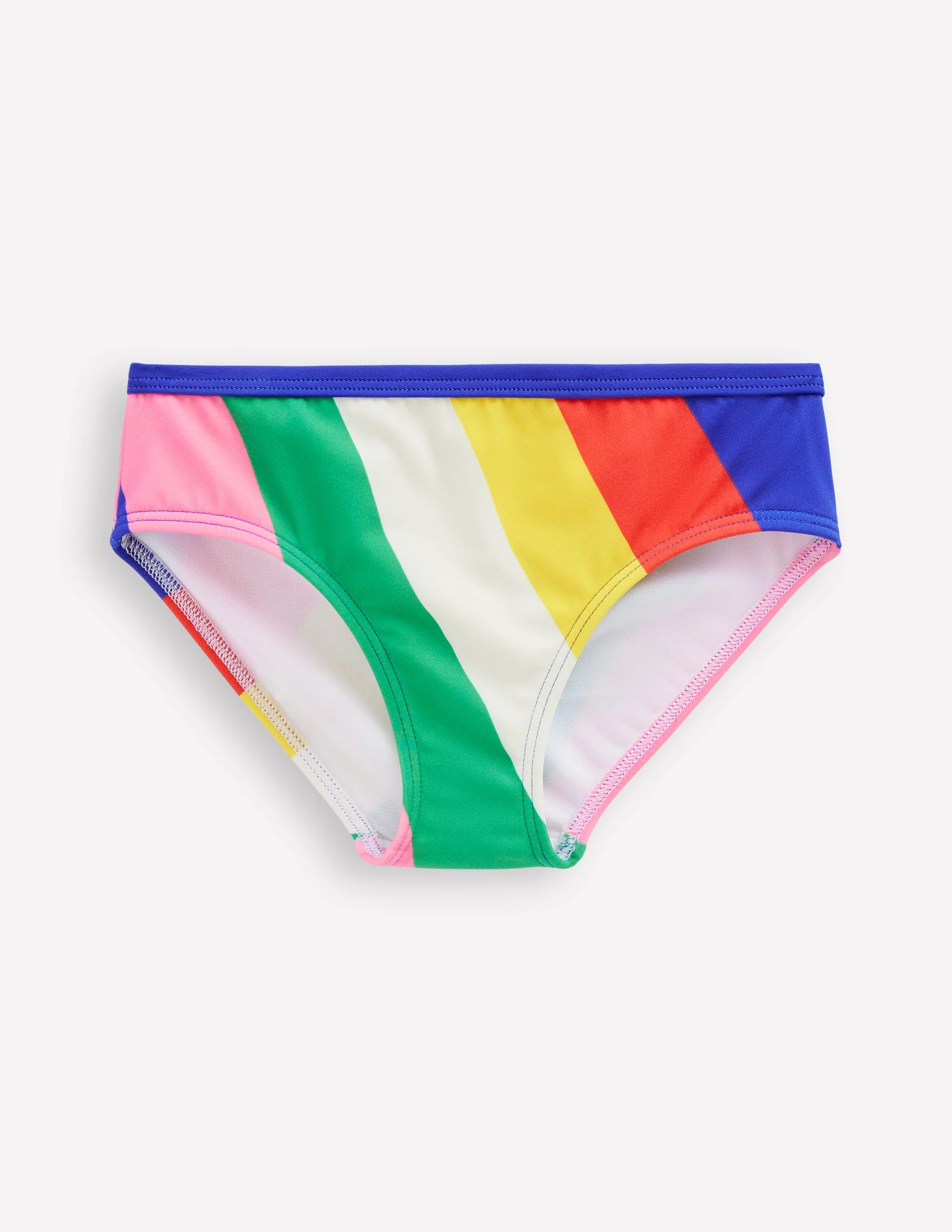 Patterned Bikini Bottoms-Multi Rainbow Swirl | Boden (US)
