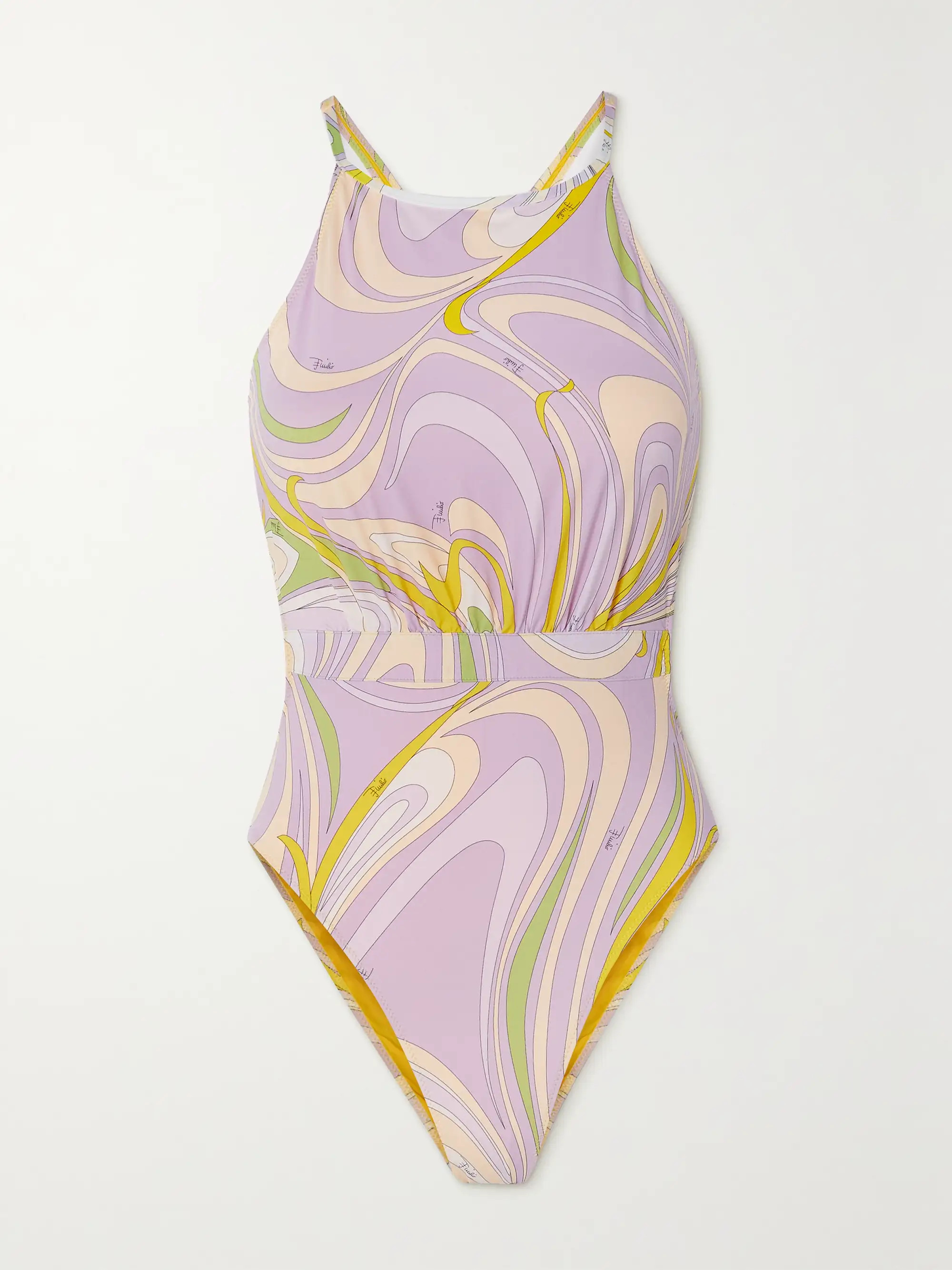 + NET SUSTAIN open-back printed recycled swimsuit | NET-A-PORTER (UK & EU)