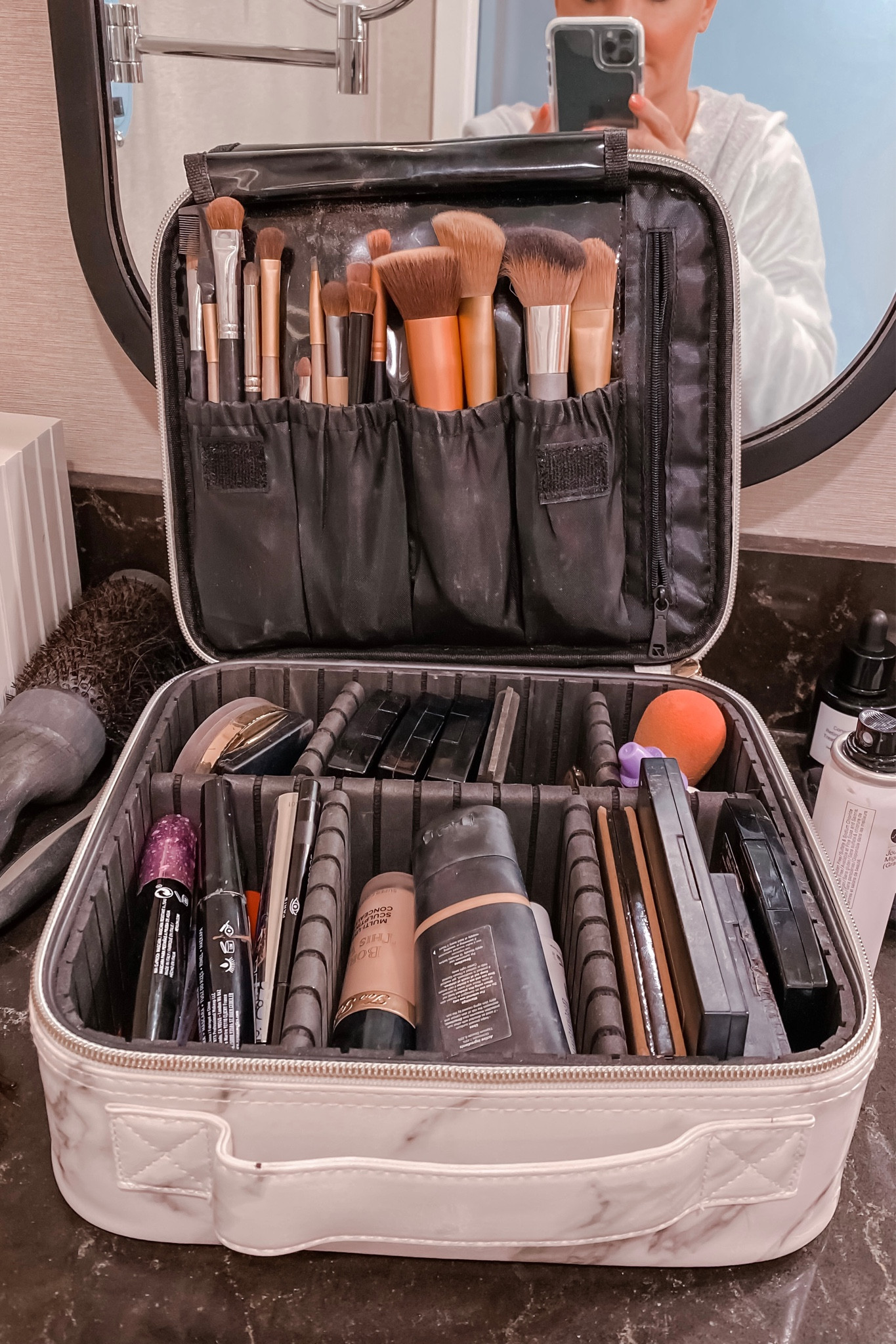 AMAZON TRAVEL MUST-HAVES // marble travel makeup bag — also makes for the perfect gift for her! // Amazon finds, amazon beauty 

#LTKbeauty #LTKtravel #LTKitbag