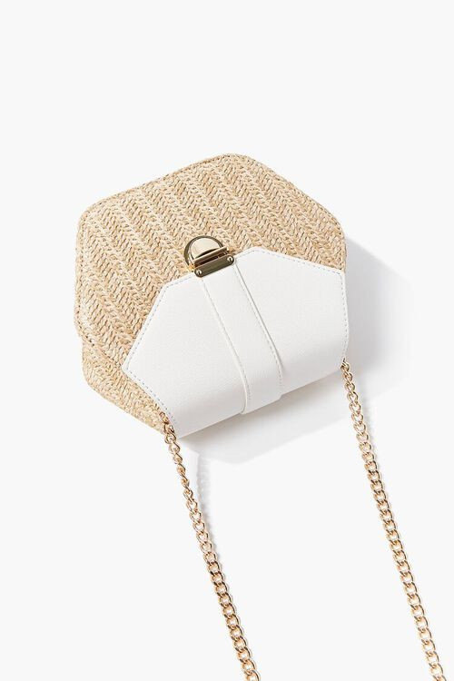 Basketwoven Hexagon Crossbody Bag | Forever 21 (US)