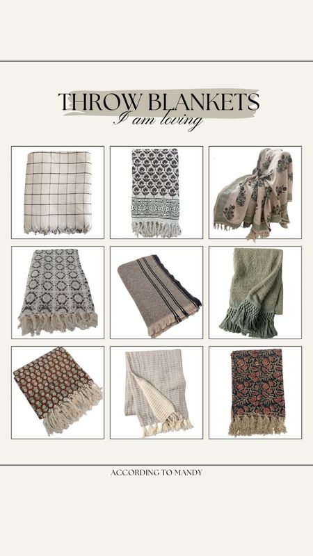 Throw blankets I am loving!

throw blankets, etsy finds, spring throw blankets, floral throw blankets, woven throw blankets, linen throw, unique throw blankets, vintage look, earthy home decor, earth home finds, striped throw blanket, affordable home decor 

#LTKhome