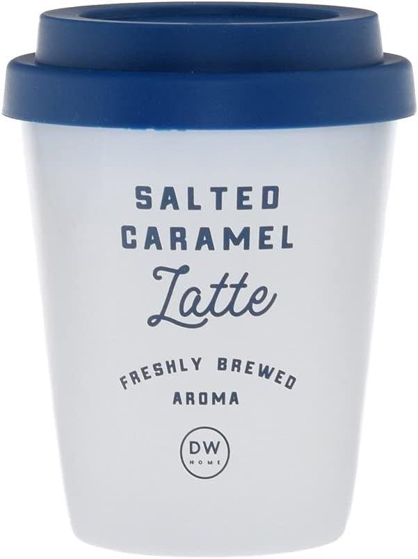 DW Home Latte Fresh Aroma Single Wick Candles with Lid (11.2 oz) (Salted Caramel) | Amazon (US)
