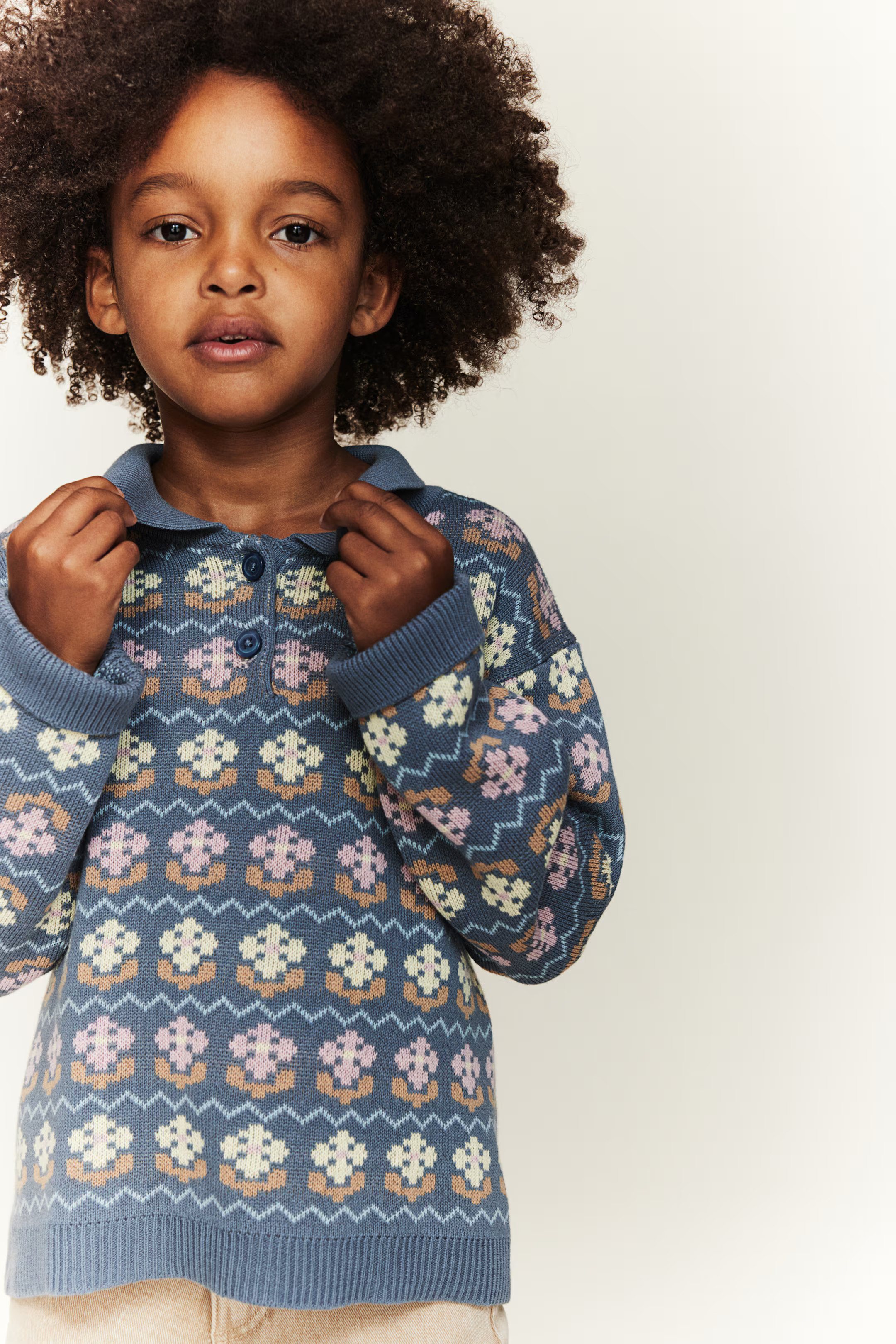 Patterned Cotton Sweater | H&M (US + CA)
