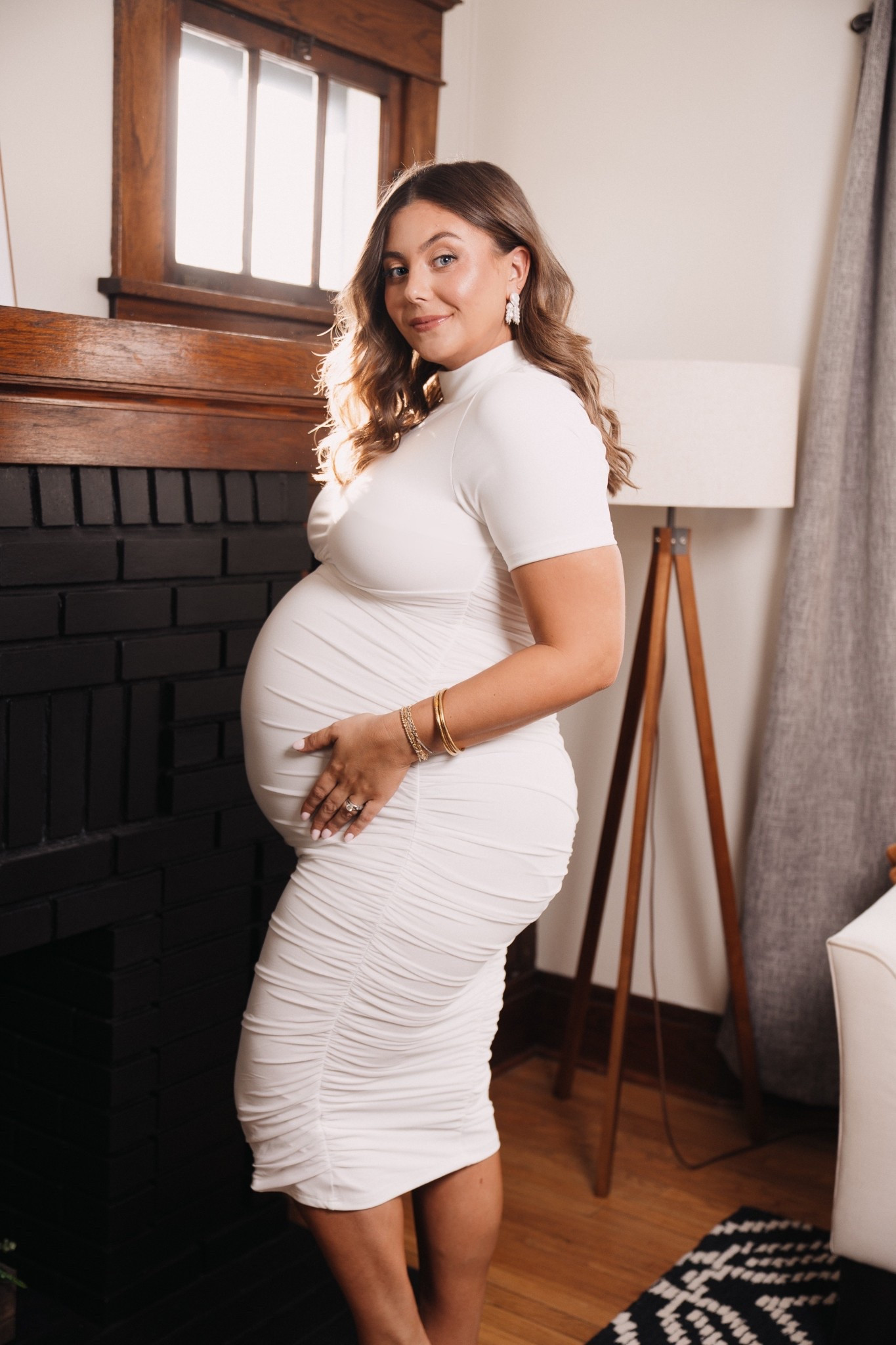 Wearing size XXL in dress - maternity photos outfit - non-maternity dress 

#LTKmomlife #LTKMidsize #LTKBump
