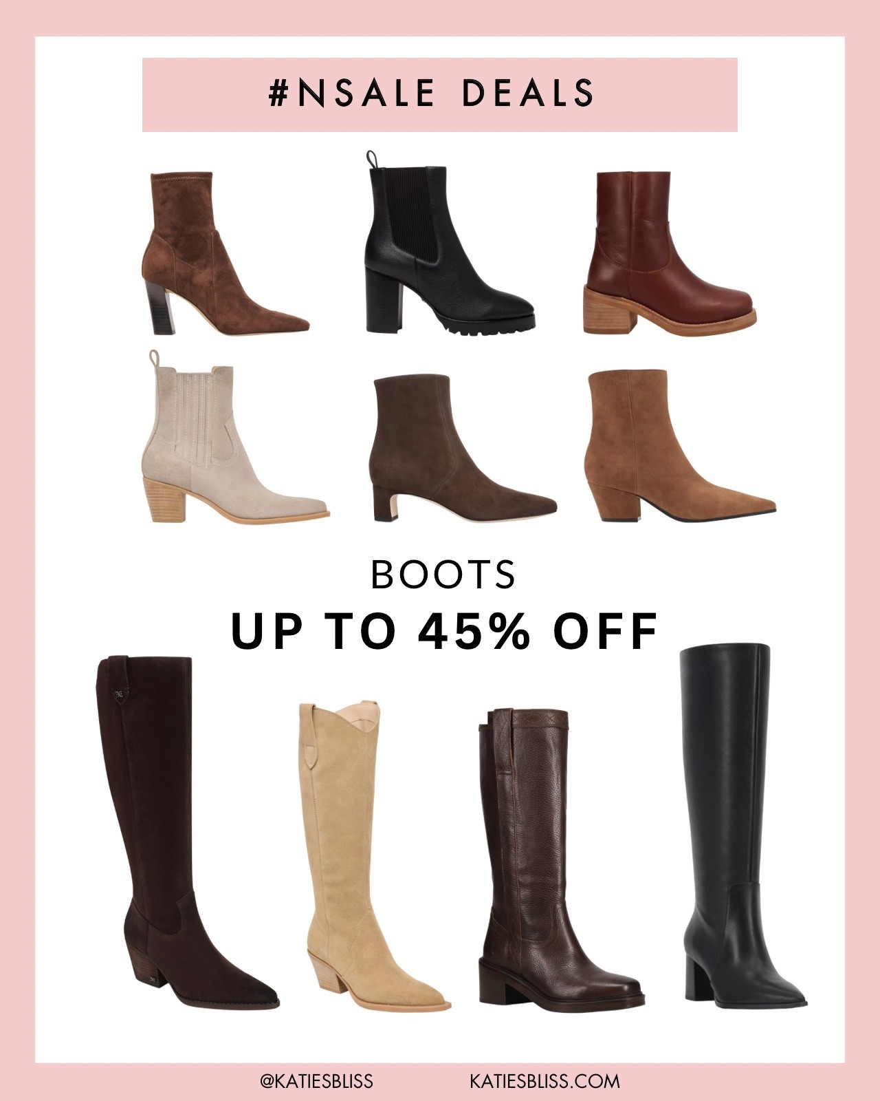 Nordstrom Anniversary Sale ✨ up to 45% off boots

Sale Alert. NSale. Deals. Markdowns. Seasonal. Annual Sale. Booties. Knee high boots. 

#LTKSaleAlert #LTKFindsUnder100 #LTKShoeCrush