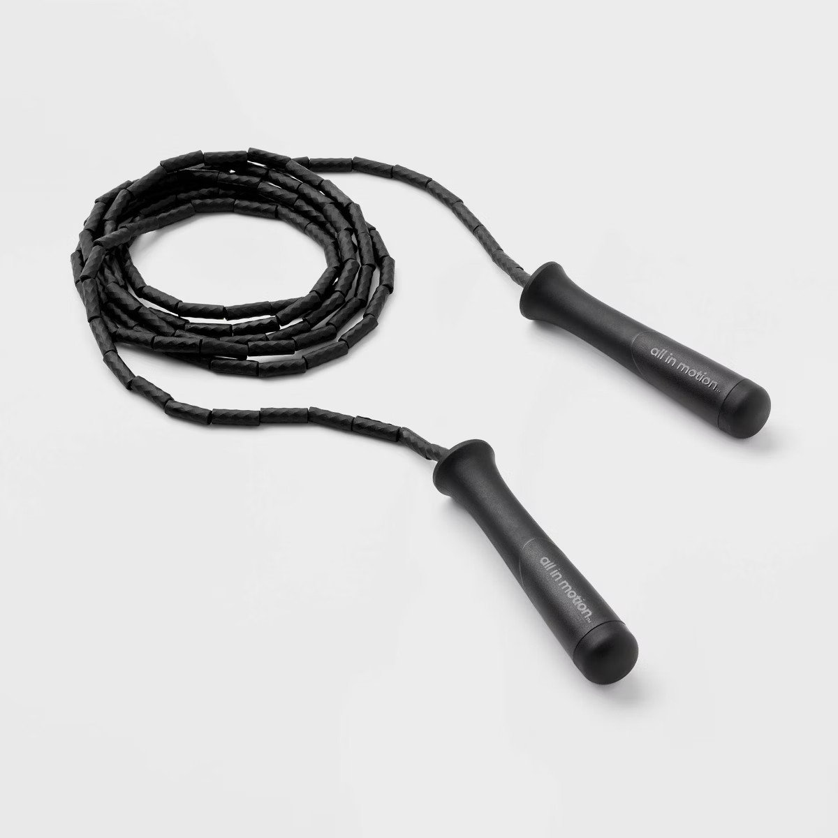1.6" Segmented Jump Rope - Black - All In Motion™: Polypropylene & TPR Material | Target