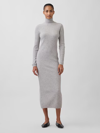 CashSoft Turtleneck Maxi Sweater Dress | Gap (US)