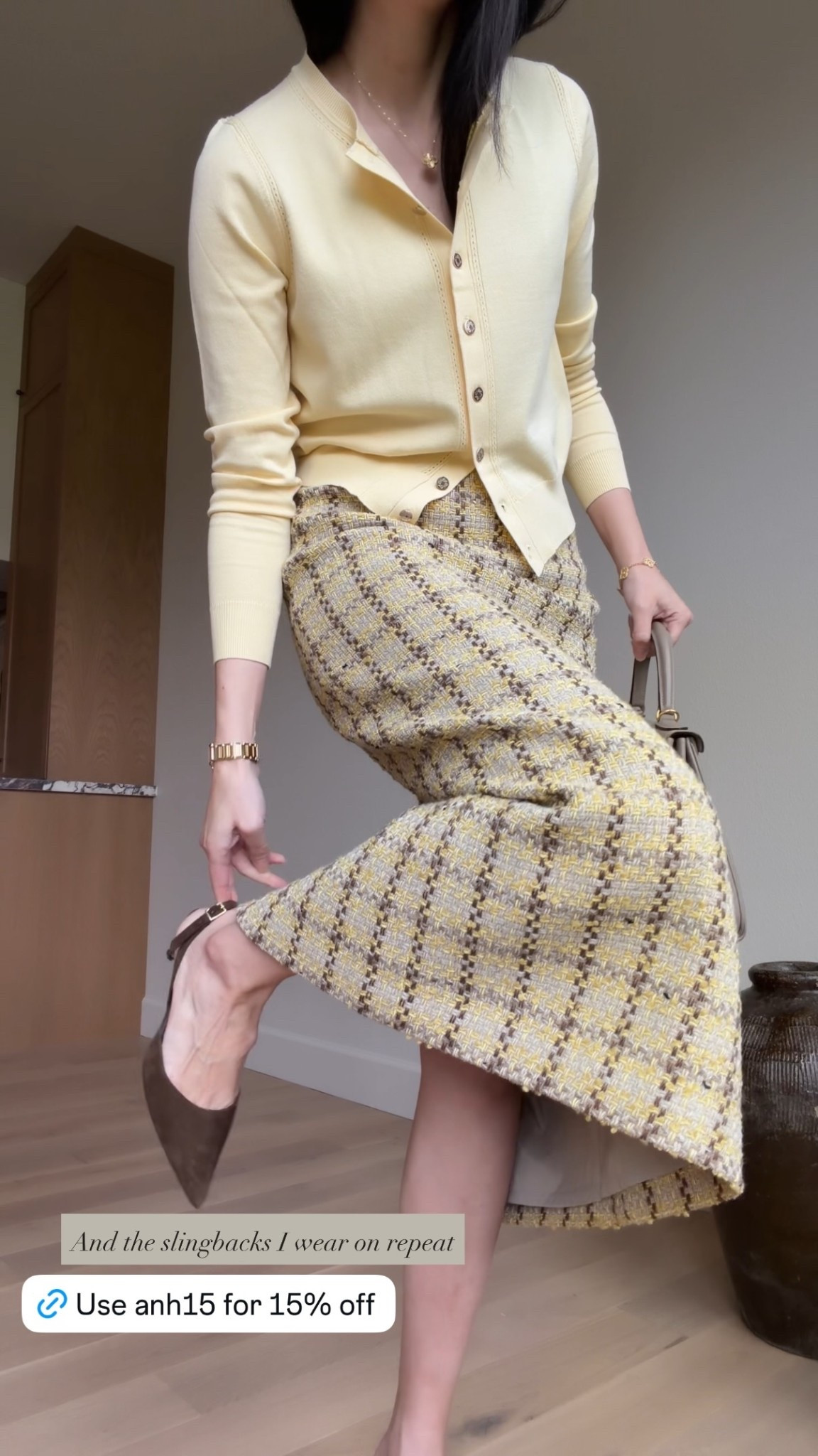 Crushing on this yellow color for spring - linked here

#classicstyle
#springoutfit
#yellowcardigan
#tweedskirt
#springfashion



#LTKootd #LTKgrwm #LTKSaleAlert