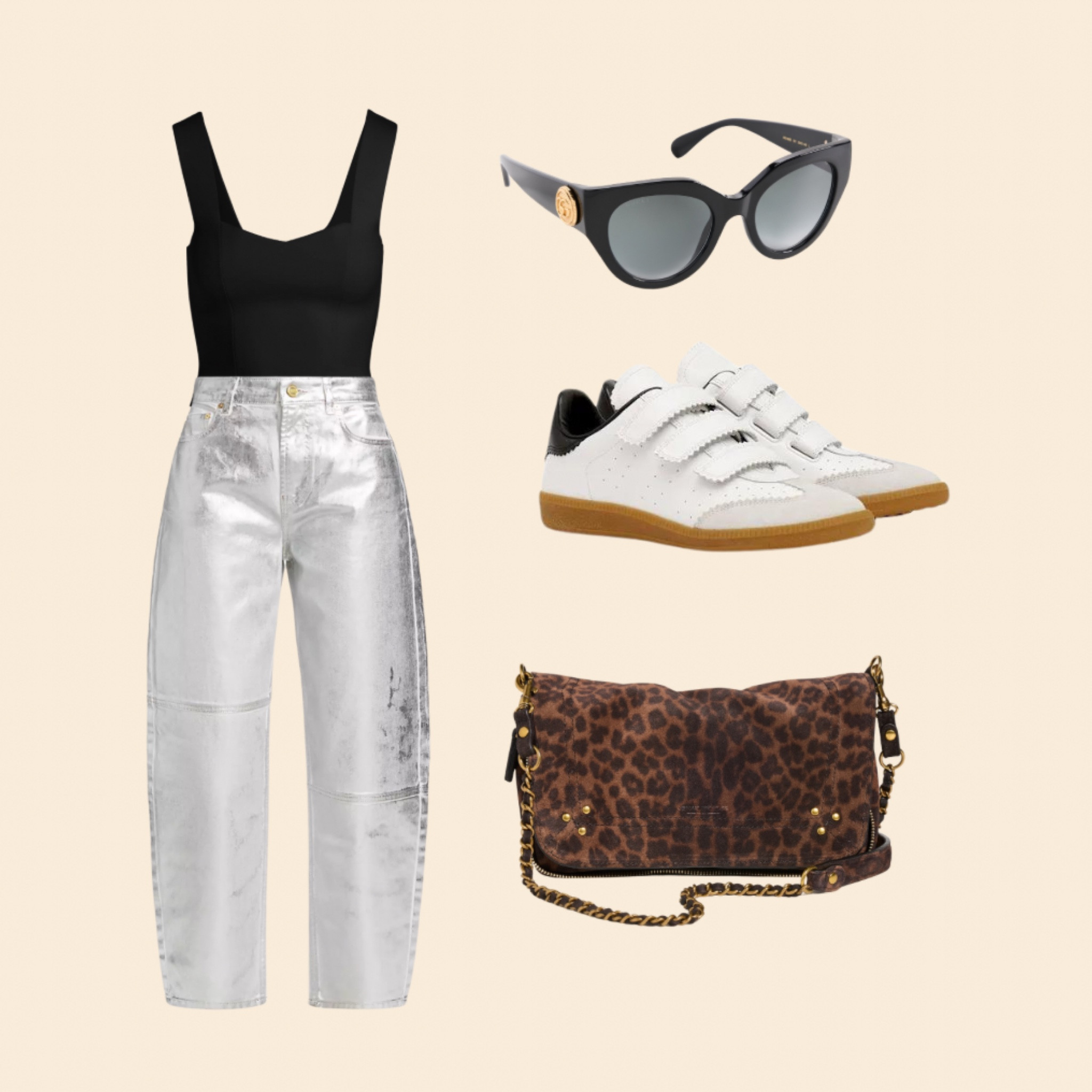 STYLING OUTFITS AROUND… SILVER PANTS
I’m thinking about buying these jeans so I’m making outfits to justify it lol

#LTKstyletip #LTKSeasonal #LTKshoecrush