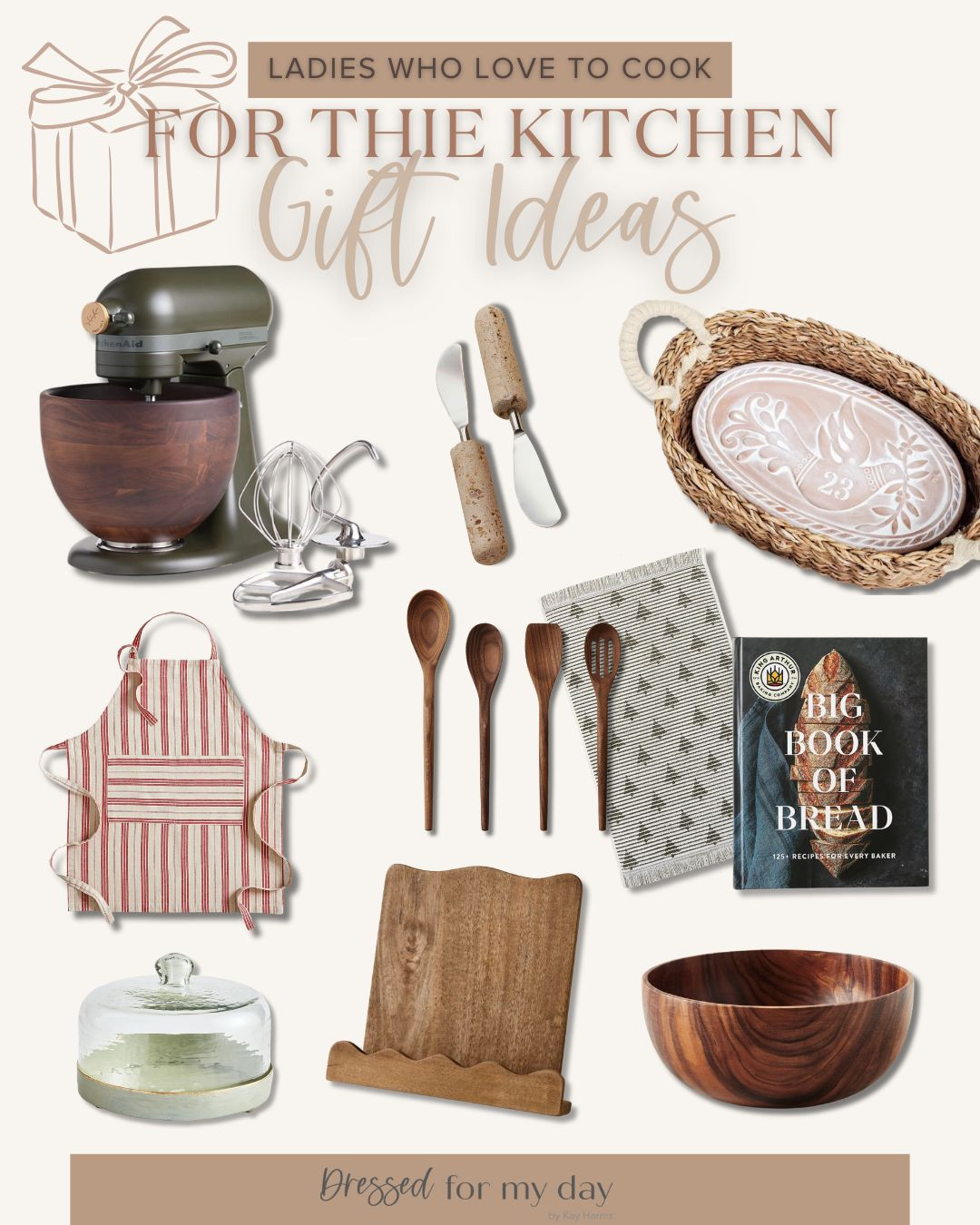 Do you know someone who loves to cook? I have rounded up a few gifts for the ladies who love the kitchen! Bowls, cook books, aprons, cookie cutters & SO much more. Make a sweet gift basket with all the little trinkets for the perfect gift. Hope this inspiration helps!  

 #LTKGiftGuide #LTKHoliday #LTKSeasonal