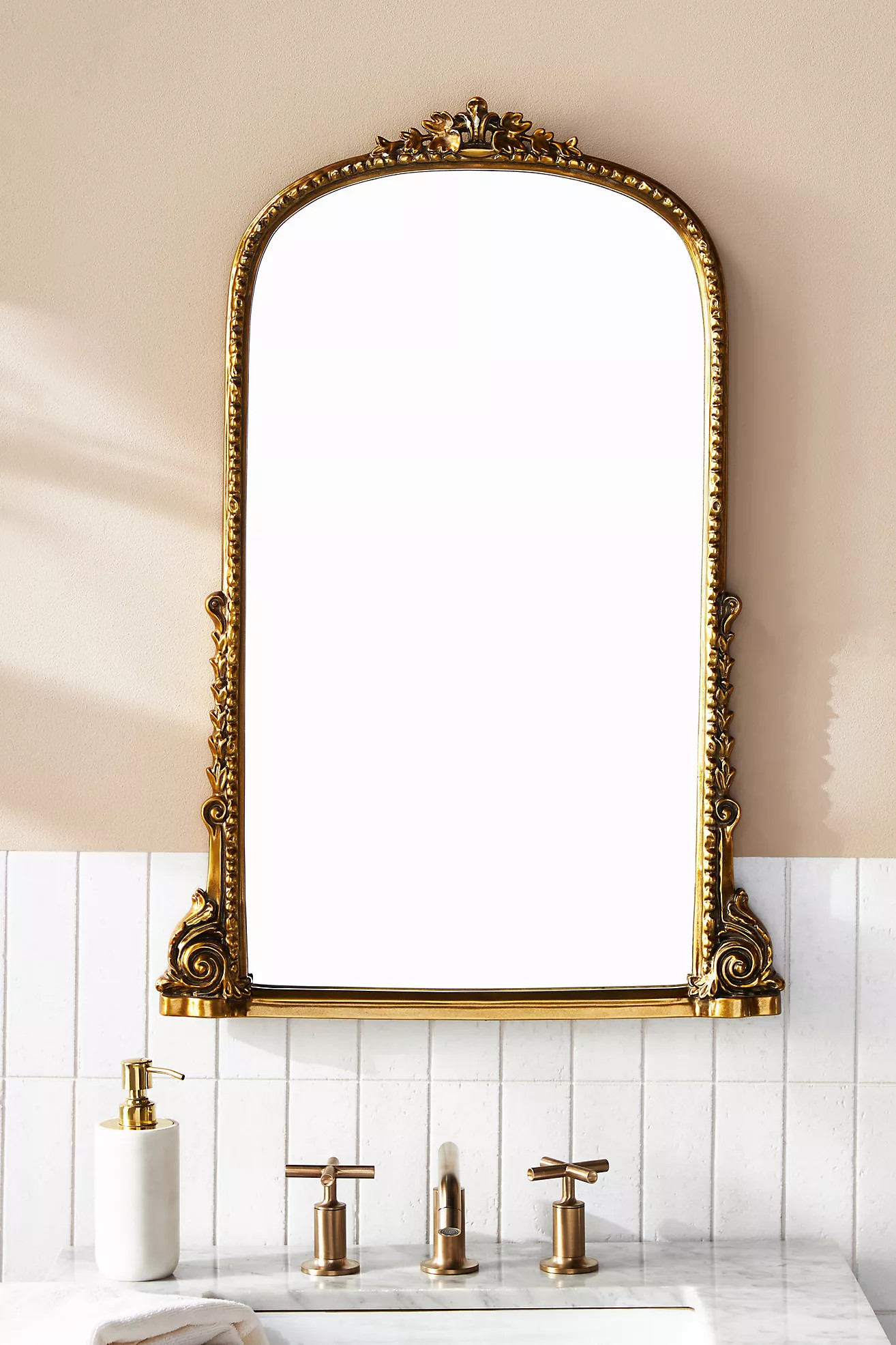 The Gleaming Primrose Portrait Mirror | Anthropologie (US)