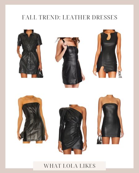 Leather is super in for fall this year! Why not try a leather dress to spice things up!

#LTKHoliday #LTKstyletip #LTKSeasonal