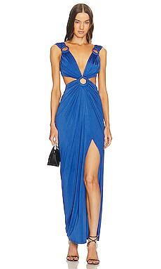 x REVOLVE Sapphire Gown
                    
                    Michael Costello | Revolve Clothing (Global)