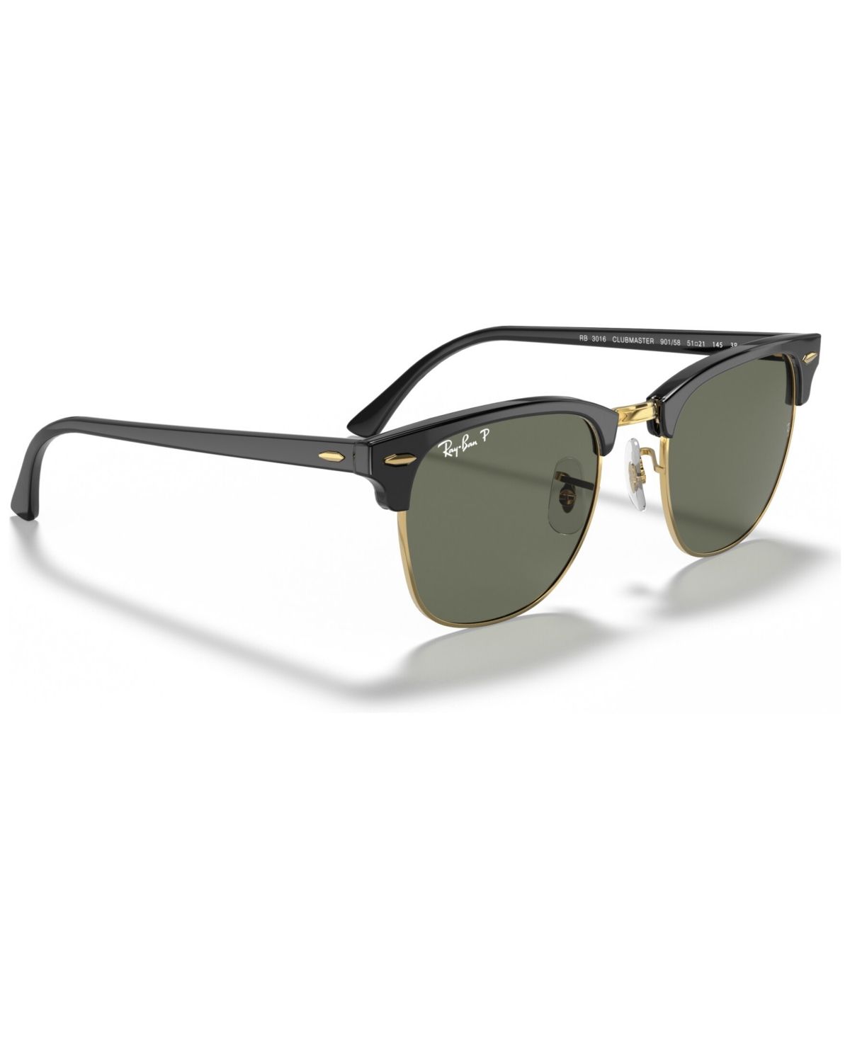 Ray-Ban Polarized Sunglasses, RB3016 Clubmaster | Macys (US)