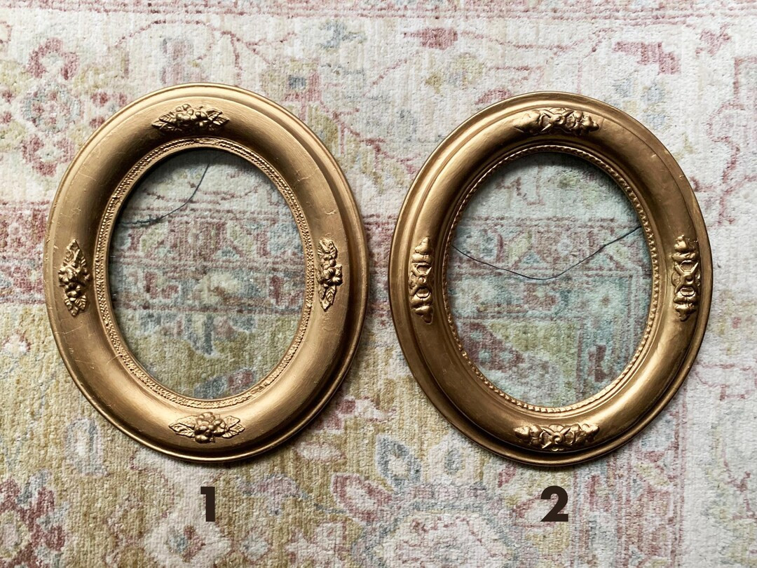 Antique Oval Frame Gold Wood Frame Vintage Frame Gold Frame Old Frames Wall Frame Wall Portrait F... | Etsy (US)