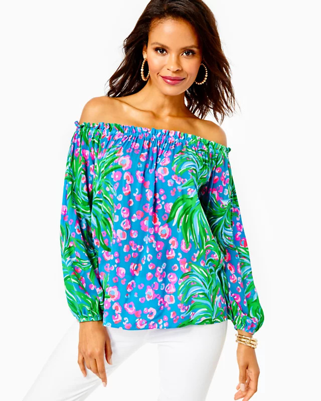 Blakely Off-The-Shoulder Top | Lilly Pulitzer